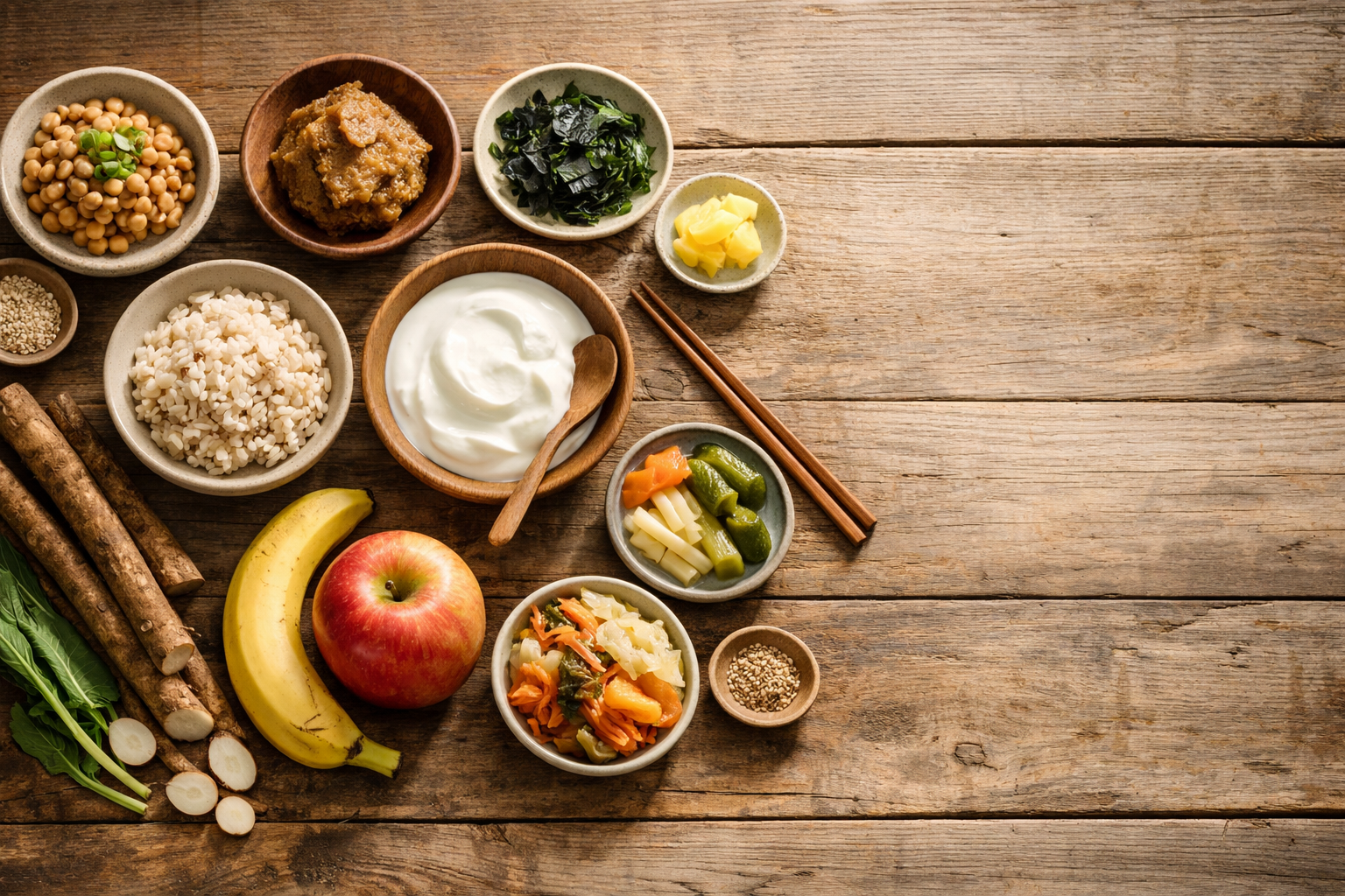 腸内環境を整える食べ物・食事法｜善玉菌を増やす発酵食品・食物繊維の正しい選び方